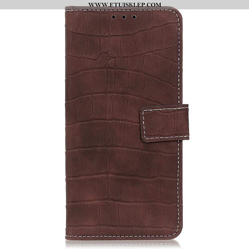 Etui Folio do Samsung Galaxy M23 5G Styl Skóry Krokodyla